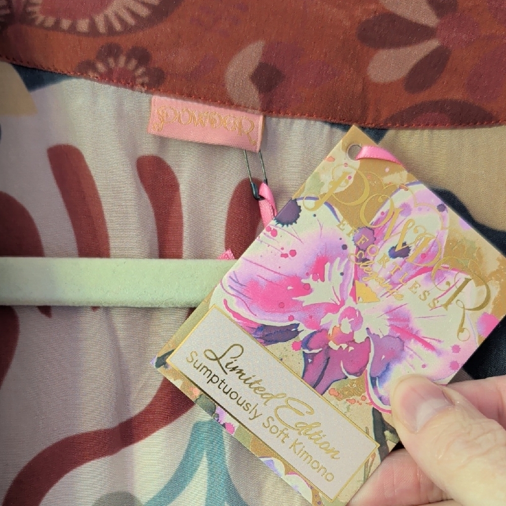 Floral Kimono Robe - Multicolor - Picture 3 of 7